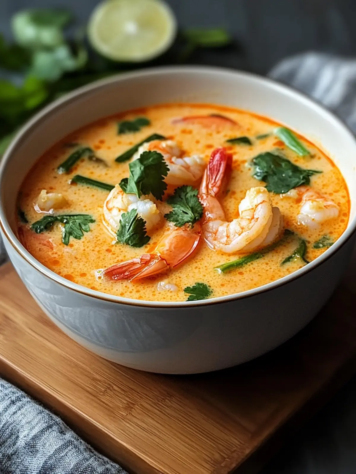 Thai Coconut Shrimp Soup: Quick Comfort in Every Bowl 4 Thai Coconut Shrimp Soup