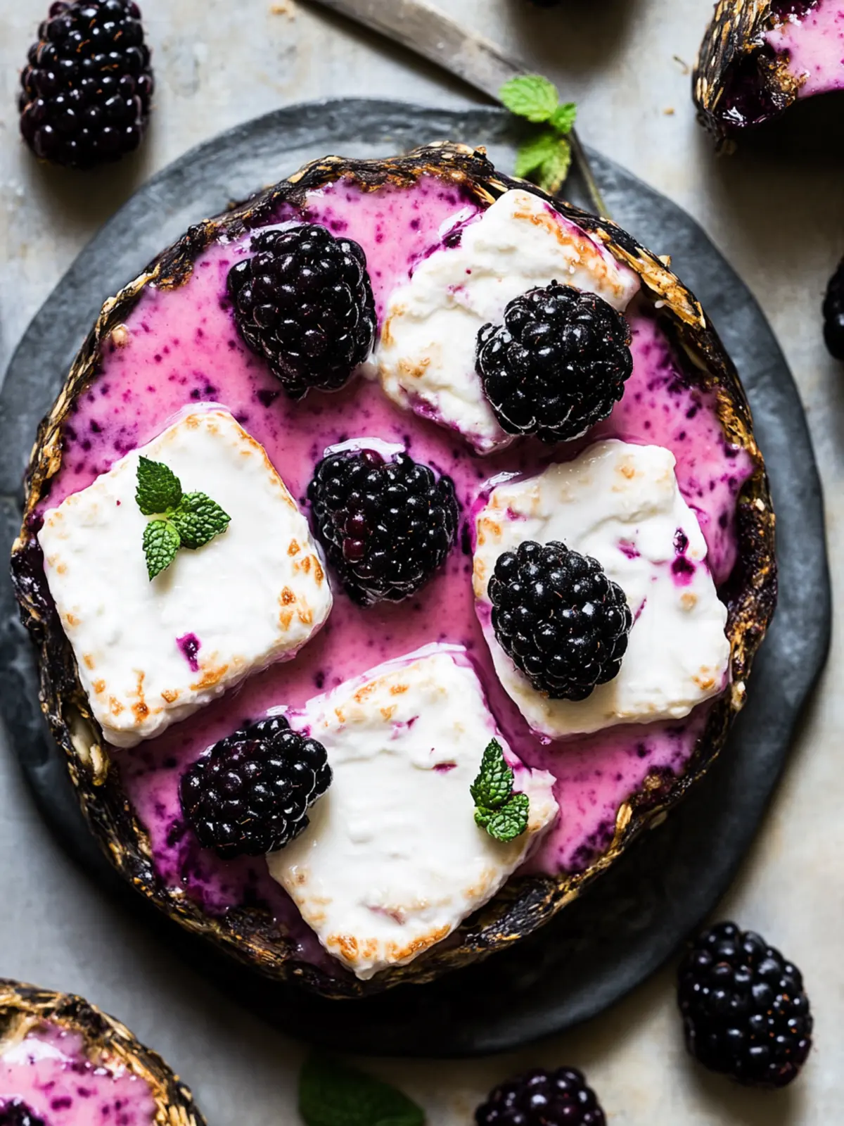 Delicious Blackberry Goat Cheese Log for Easy Entertaining 3 Blackberry Goat Cheese