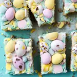 Frosted Easter Sugar Cookie Bars with Cadbury Mini Eggs Delight 6 Frosted Easter Sugar Cookie Bars