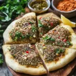 Zaatar Manakeesh: Easy Homemade Flatbread You'll Love 9 Zaatar Manakeesh