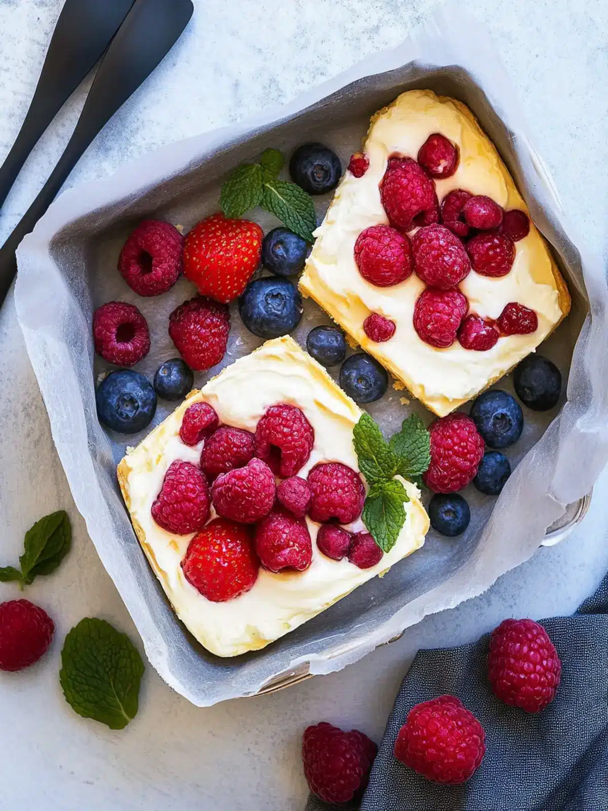 Deliciously Creamy Baked Yogurt with Fresh Berries 2 Baked Yogurt