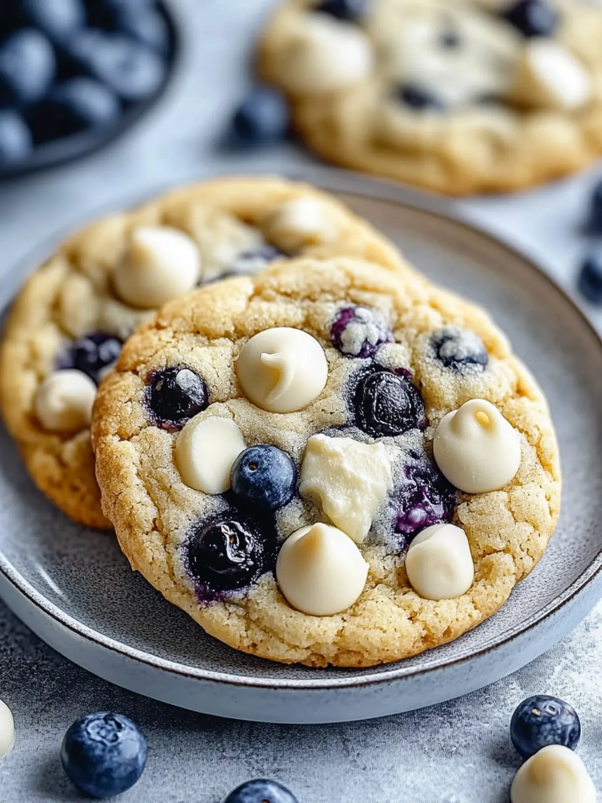 Delicious Blueberry White Chocolate Chip Cookies for Joyful Baking 3 Blueberry White Chocolate Chip Cookies