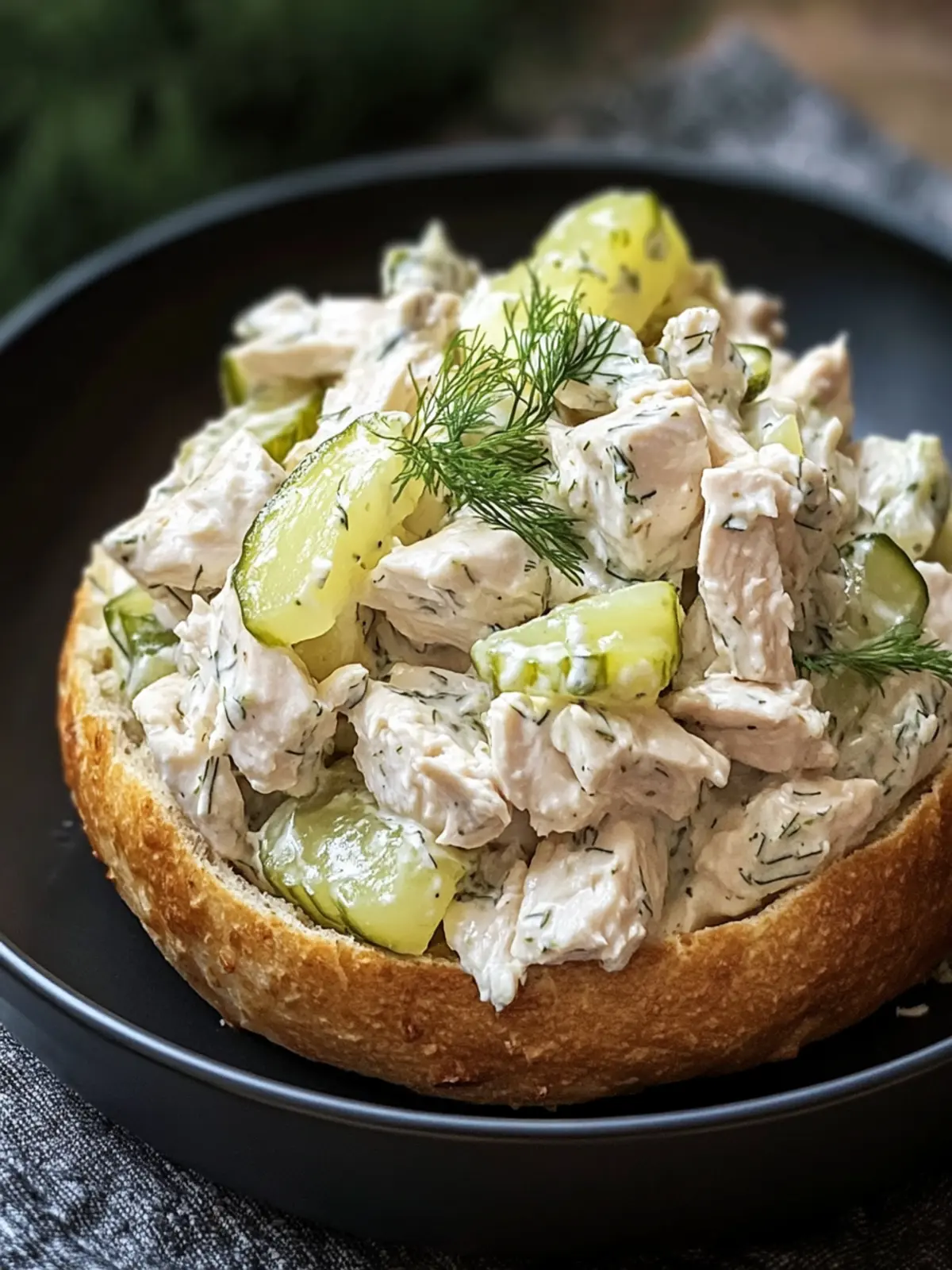 Creamy Dill Pickle Chicken Salad That's Perfect for Meal Prep 5 Dill Pickle Chicken Salad
