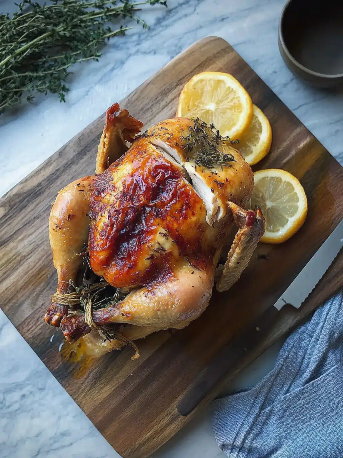 French Herb Roasted Chicken