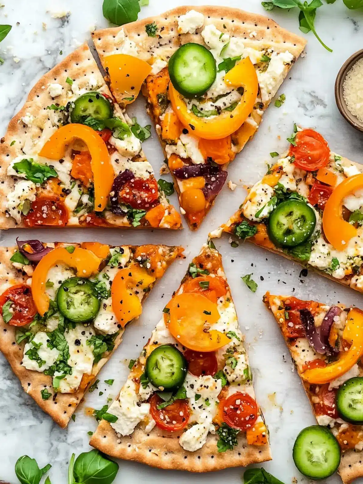 Craft Delicious Vegan Matzah Pizza with Tasty Toppings 5 Vegan Matzah Pizza