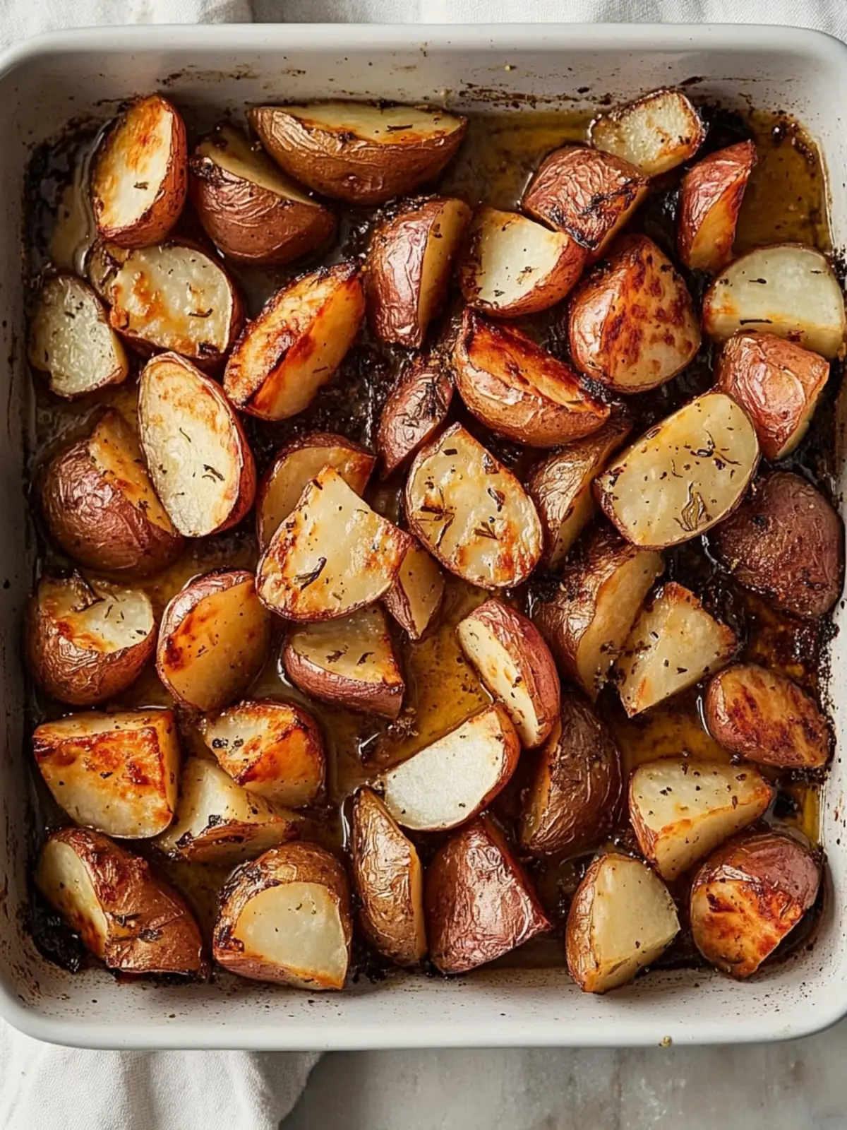 Flavor-Packed Roasted Red Potatoes with Garlic & Rosemary 2 Roasted Red Potatoes