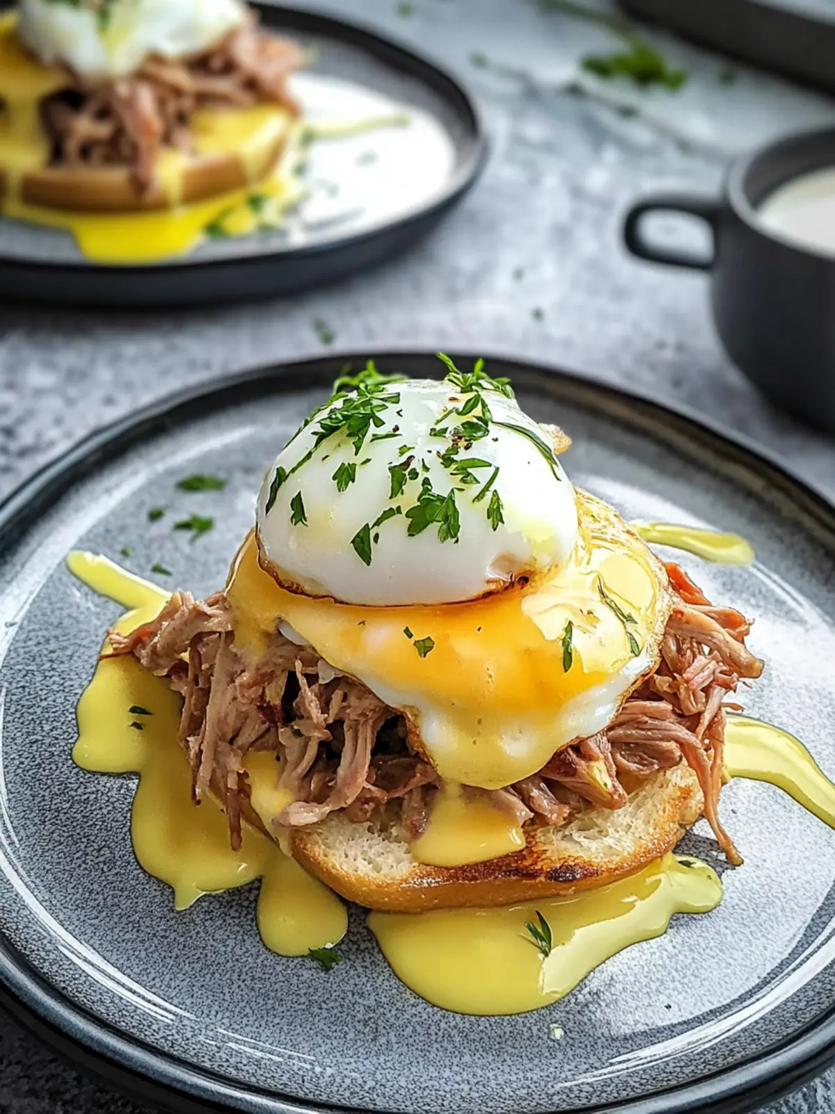 Pulled Pork Eggs Benedict: A Comforting Tex-Mex Brunch Delight 3 Pulled Pork Eggs Benedict