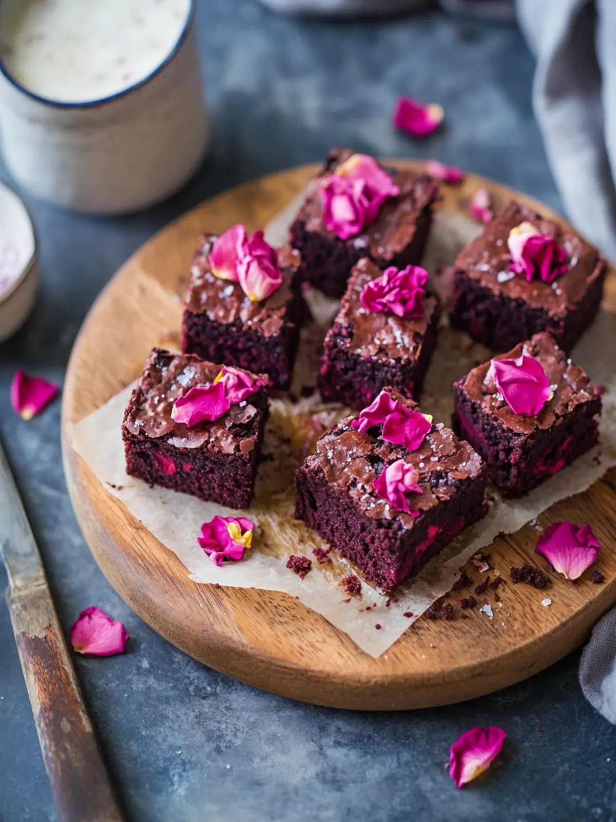 Decadent Beetroot, Chocolate and Rose Brownies You’ll Love 3 Beetroot, Chocolate and Rose Brownies