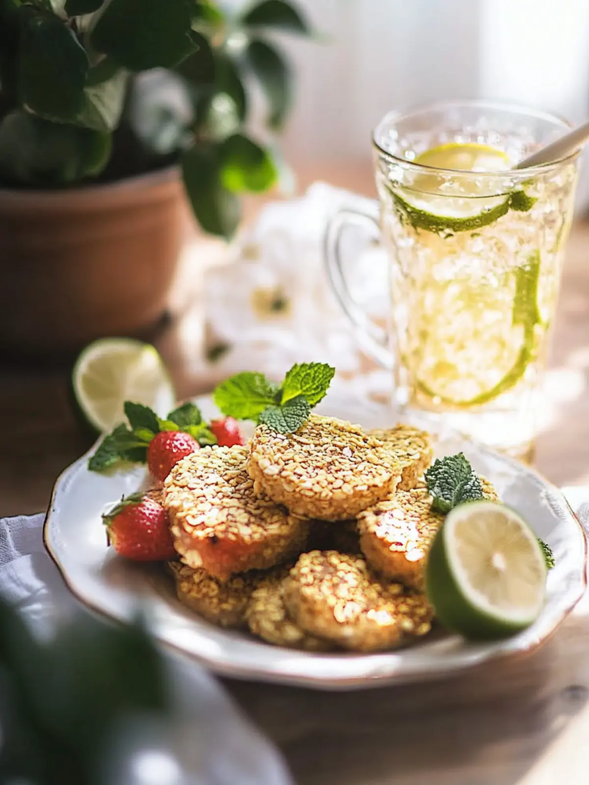 Barazek Bliss: Easy Sesame Seed & Pistachio Cookies 2 Barazek