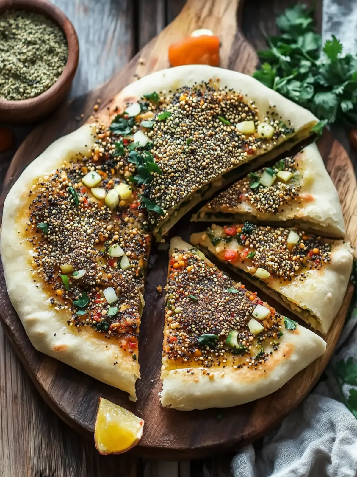 Zaatar Manakeesh: Easy Homemade Flatbread You'll Love 4 Zaatar Manakeesh