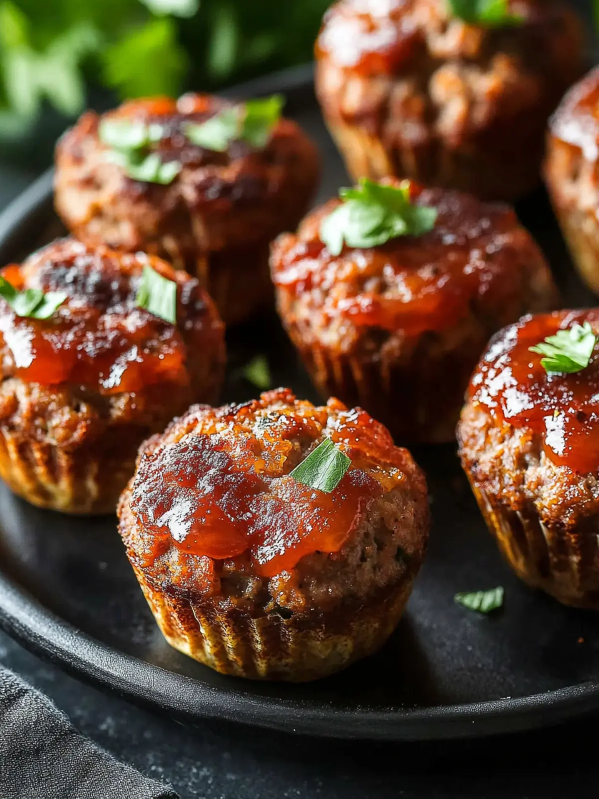 Savory Mini Meatloaf Muffins with Cheesy Surprise Inside 4 Mini Meatloaf Muffins