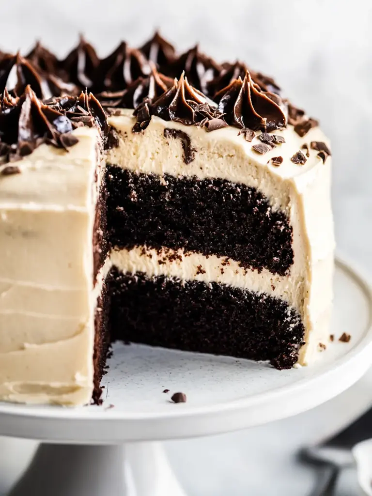 Guinness Chocolate Cake with Irish Buttercream