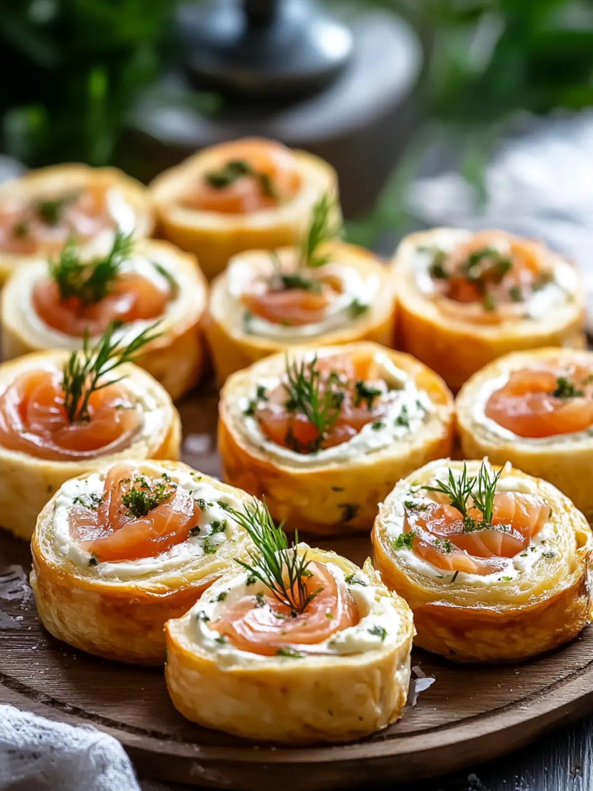 Delicious Smoked Salmon and Cream Cheese Pinwheels Recipe 3 Smoked Salmon and Cream Cheese Pinwheels