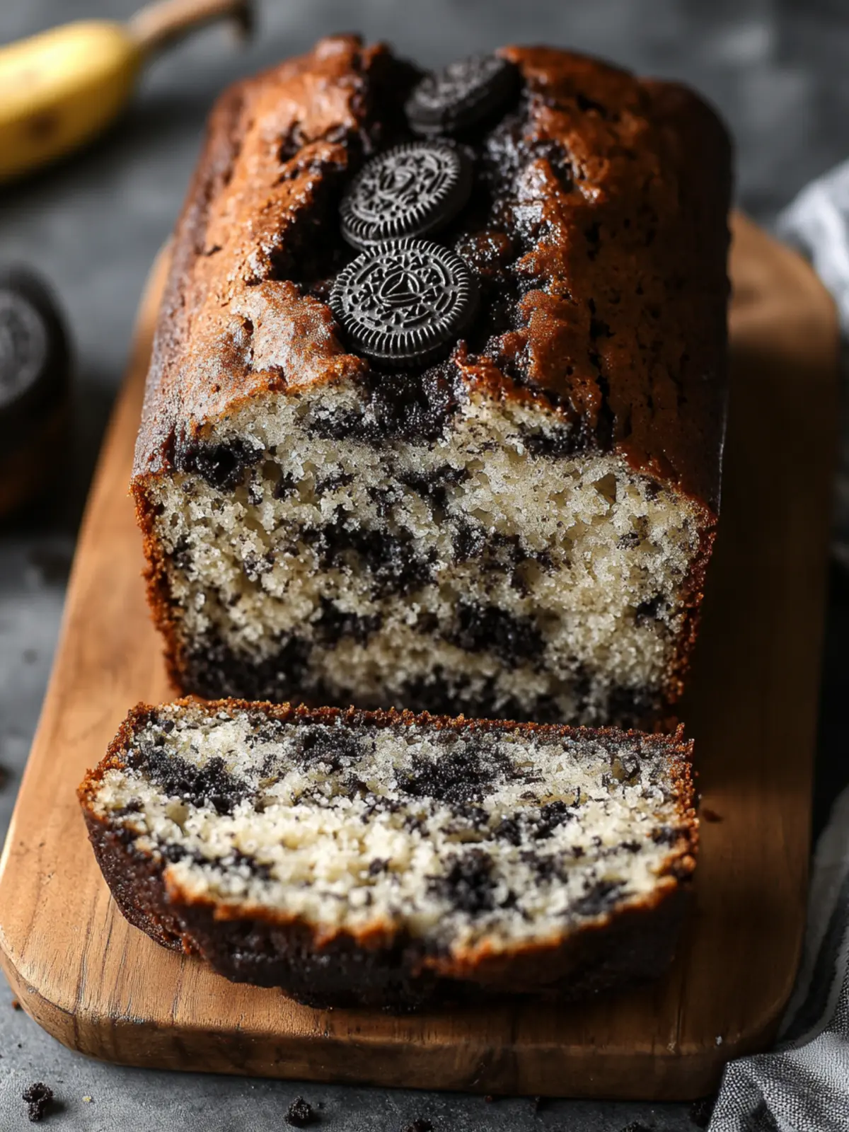Oreo Banana Bread