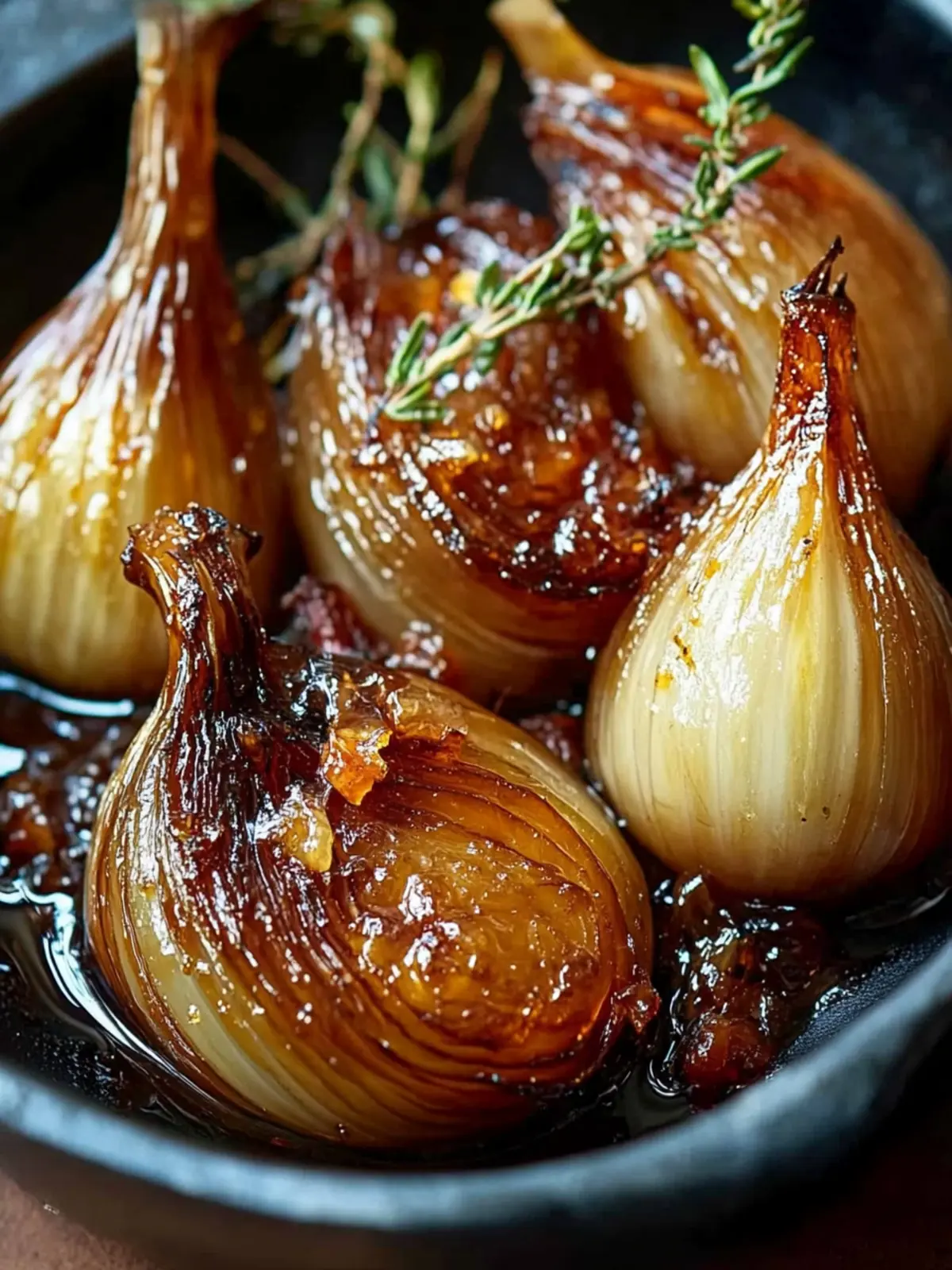 Savor Sweet Honey-Glazed Shallots with Crispy Bacon Bliss 3 Honey-Glazed Shallots