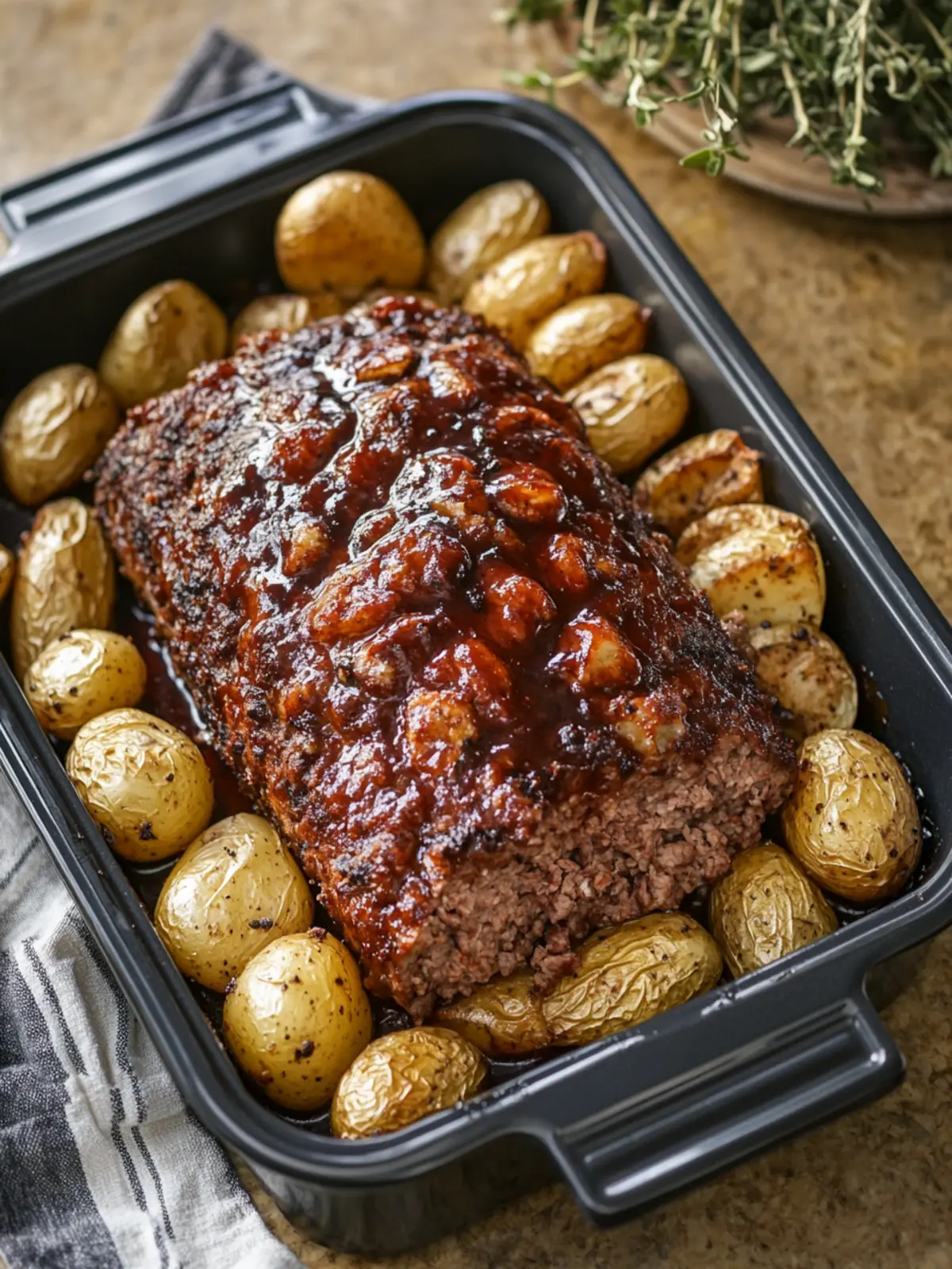 Savory Oven-Baked Meatloaf and Potatoes for Cozy Nights 2 Oven-Baked Meatloaf and Potatoes