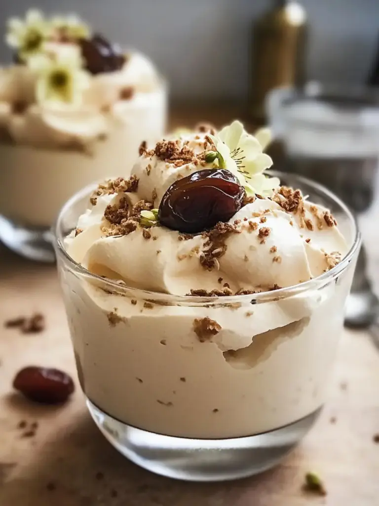 Lebanese Date Blossom Mousse