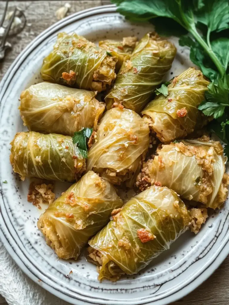 Malfoof (Stuffed Cabbage Leaves)