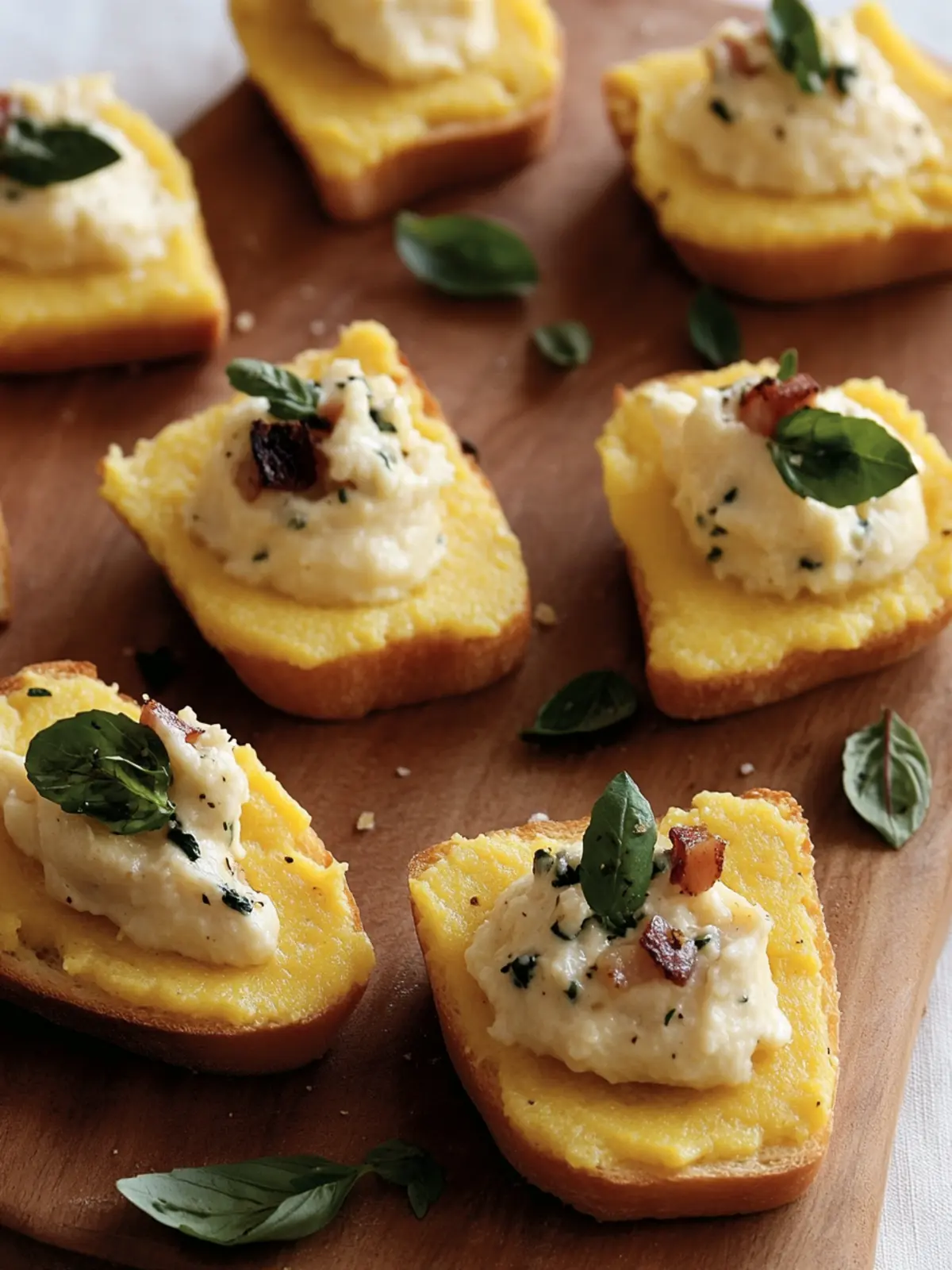 Polenta Crostini With Creamed Baccalà: A 15-Minute Italian Delight 3 Polenta Crostini With Creamed Baccalà