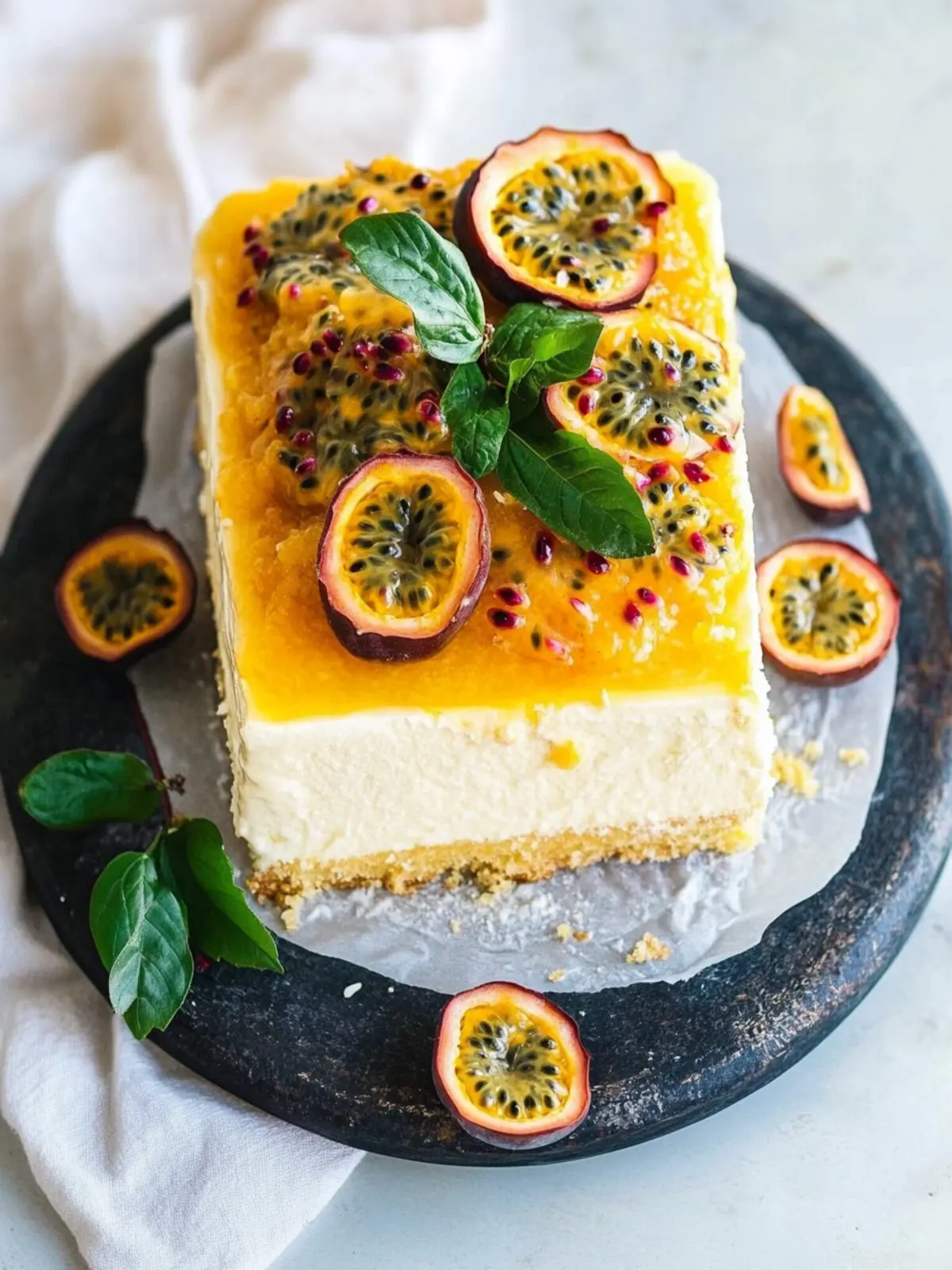 Easy Passionfruit Ice Cream Cake for Effortless Summer Bliss 4 Passionfruit Ice Cream Cake