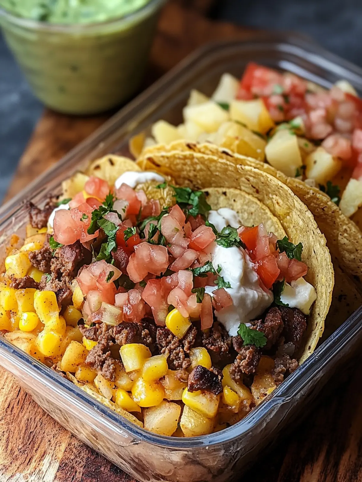 Loaded Potato Taco Bowls: Meal Prep Bliss for Taco Lovers 5 Loaded Potato Taco Bowls