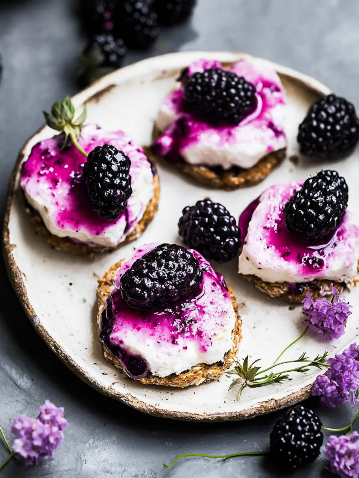 Delicious Blackberry Goat Cheese Log for Easy Entertaining 5 Blackberry Goat Cheese