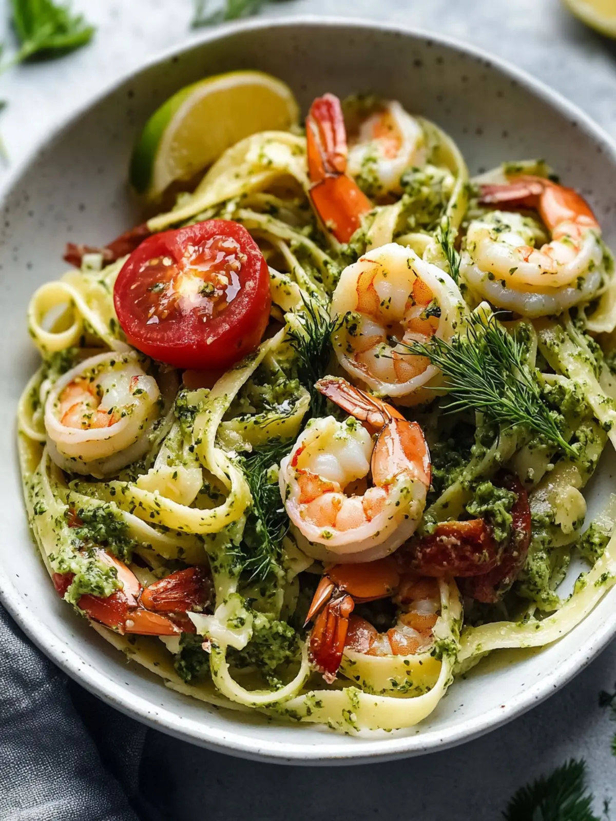 Shrimp Pasta with Dill Pesto: A Fresh Flavor Adventure 3 Shrimp Pasta with Dill Pesto