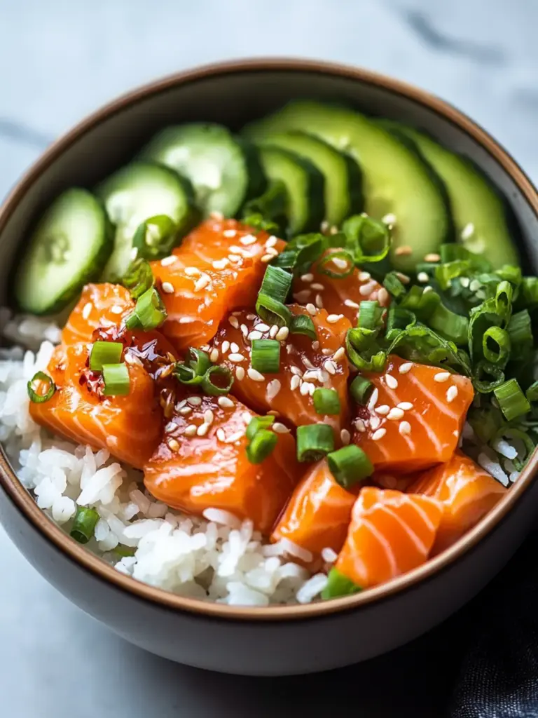 Crispy Salmon and Rice Bowl