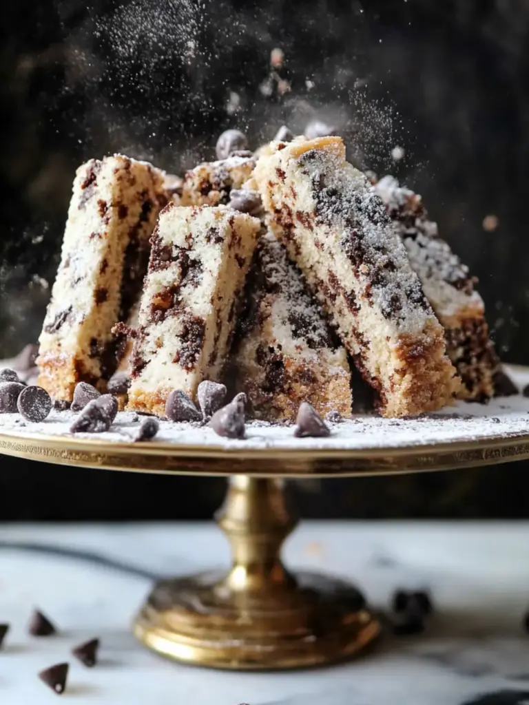 Chocolate Chip Mandelbrot Cake