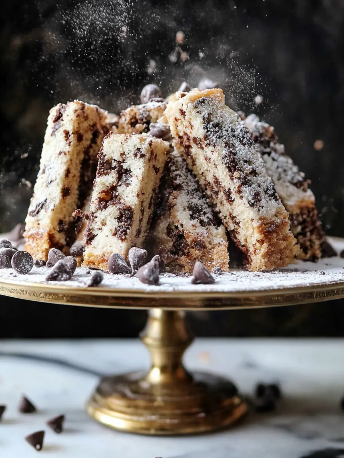 Decadent Chocolate Chip Mandelbrot Cake You'll Crave Daily 5 Chocolate Chip Mandelbrot Cake