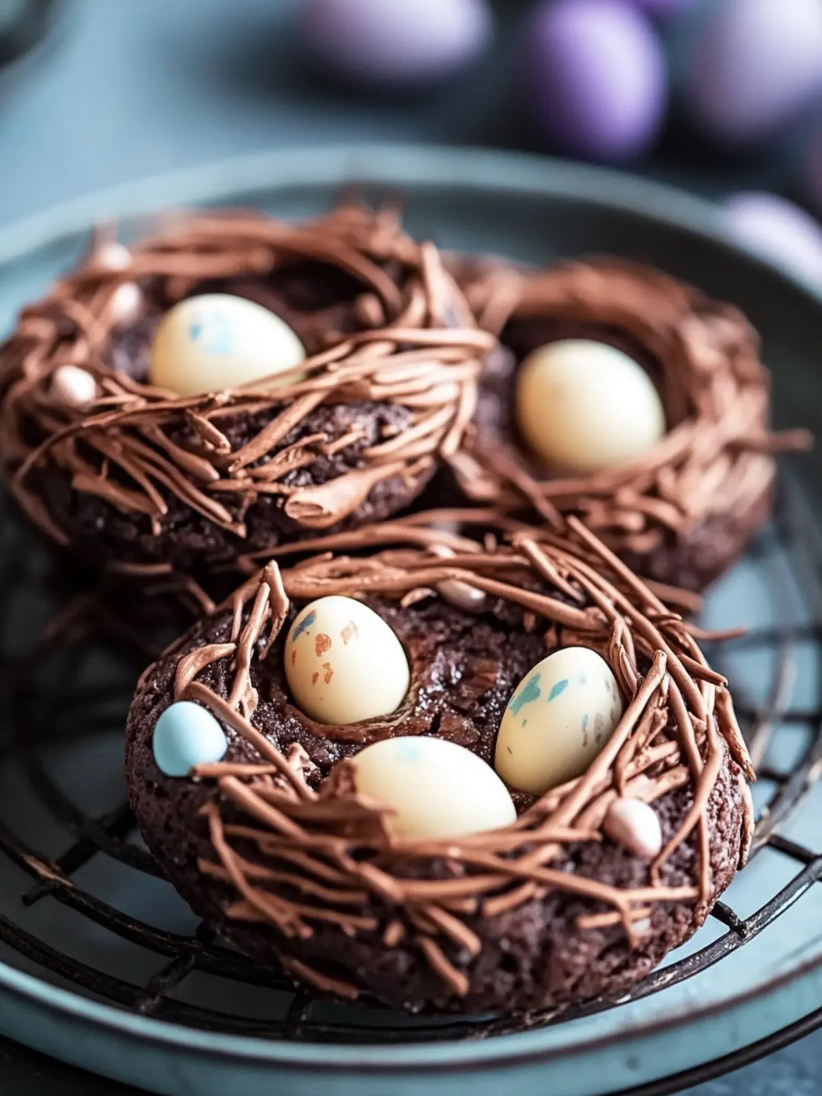 Easy Chocolate Easter Bird’s Nest Cookies You'll Love 3 Chocolate Easter Bird’s Nest Cookies