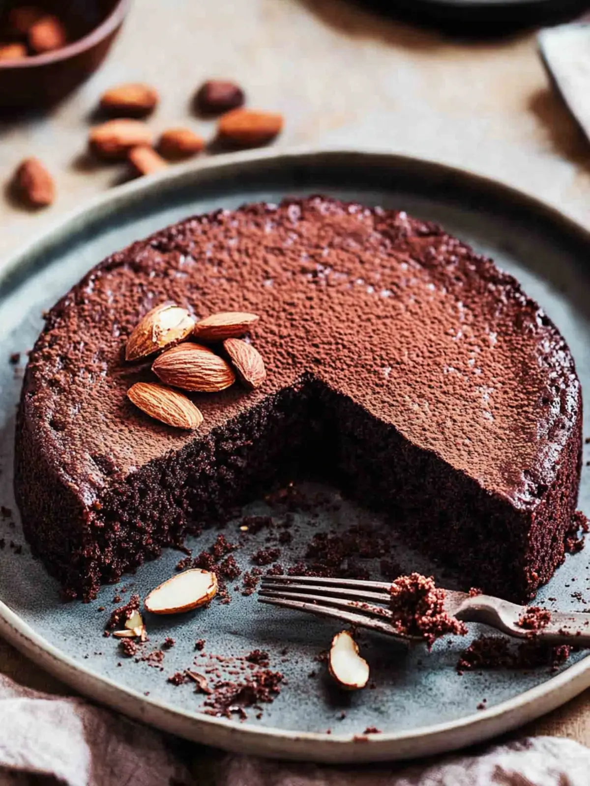 Indulge in Decadence: Flourless Chocolate Almond Cake Recipe 4 Flourless Chocolate Almond Cake