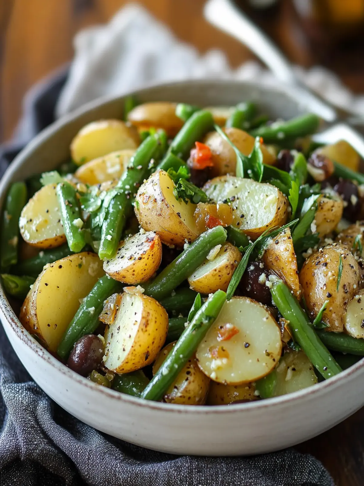 French-Style Potato and Green Bean Salad