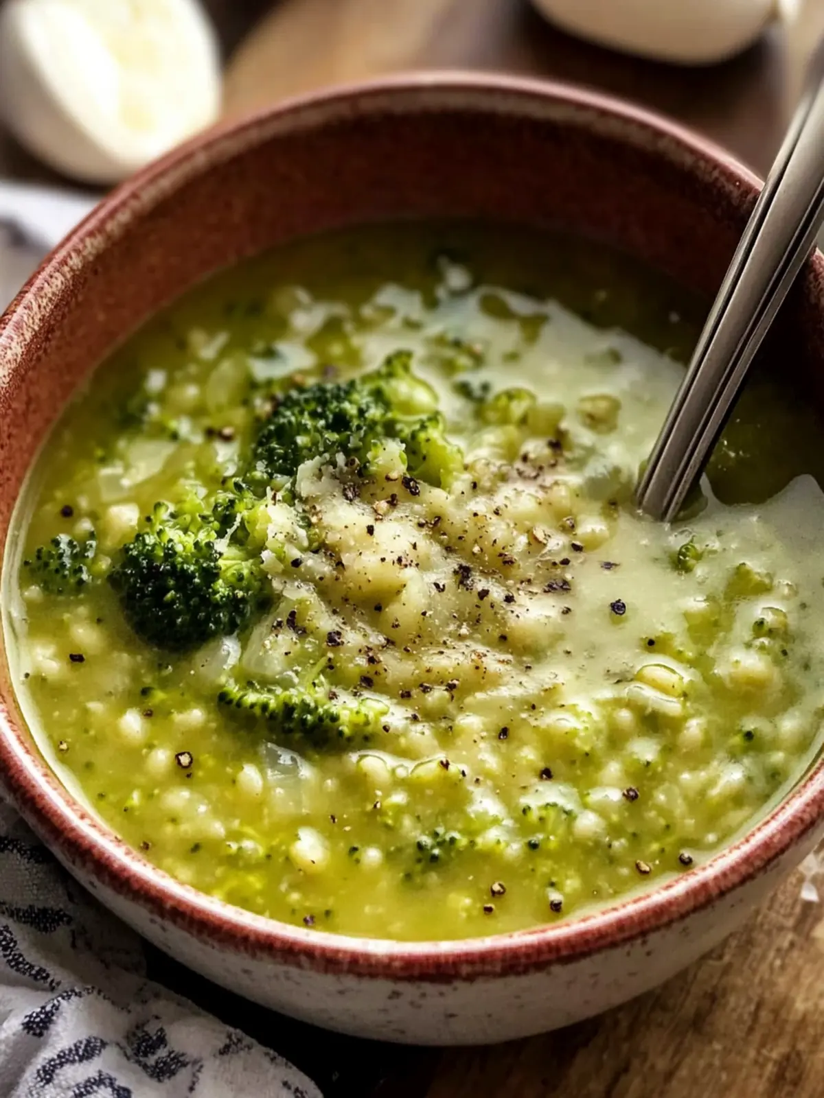 Creamy Garlic Italian Broccoli Soup for a Cozy Family Meal 4 Garlic Italian Broccoli Soup