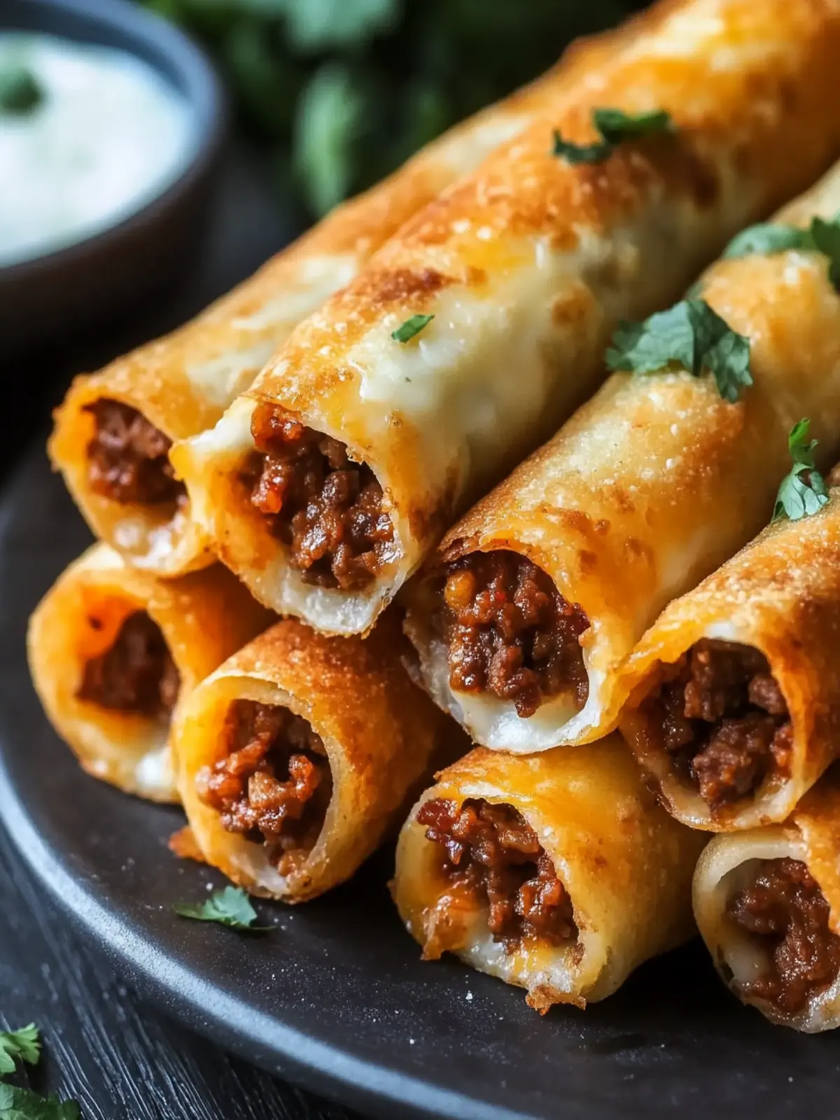 Crispy Cheesy Beef Taquitos Recipe You’ll Crave Every Time 2 Crispy Cheesy Beef Taquitos