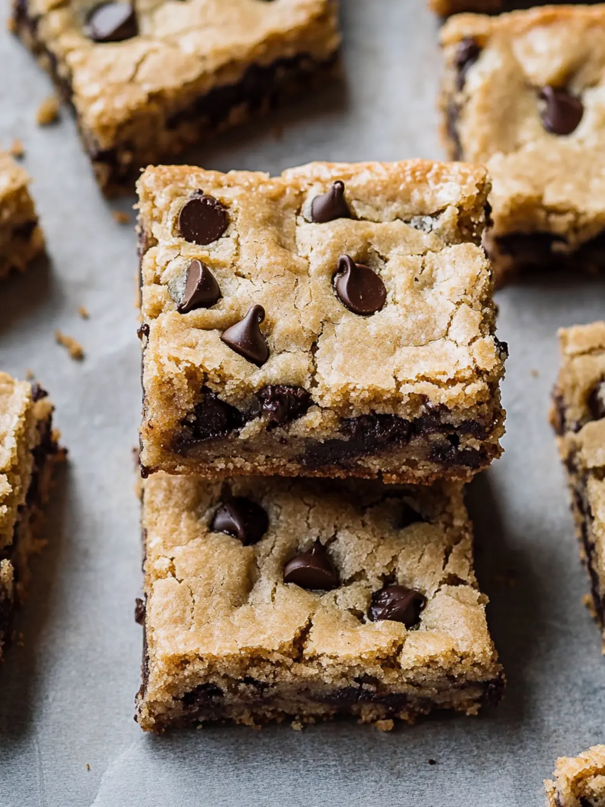 Irresistible Chocolate Chip Cookie Bars That You'll Crave 3 Chocolate Chip Cookie Bars