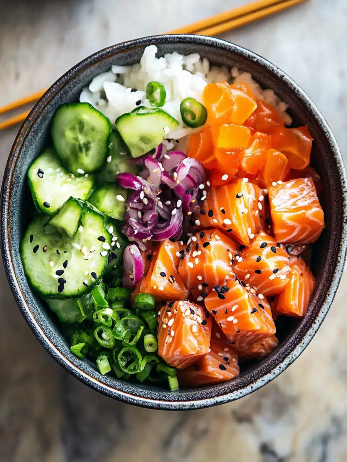 Delicious Salmon Poke Bowl: Fresh, Spicy, and Totally Customizable 5 Salmon Poke Bowl