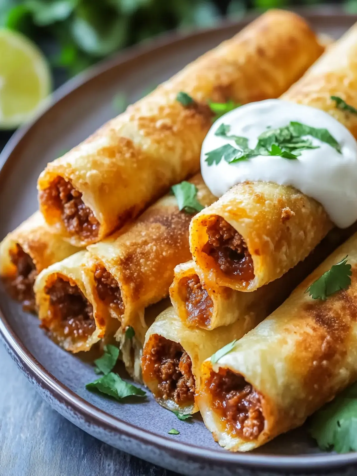 Crispy Cheesy Beef Taquitos Recipe You’ll Crave Every Time 4 Crispy Cheesy Beef Taquitos