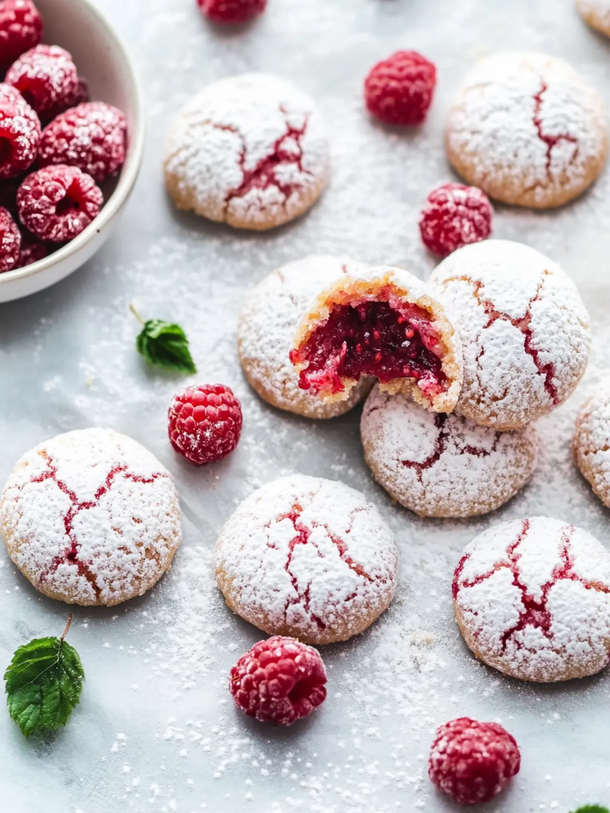 Delicious Raspberry Amaretti Cookies: A Chewy Delight! 4 Raspberry Amaretti Cookies