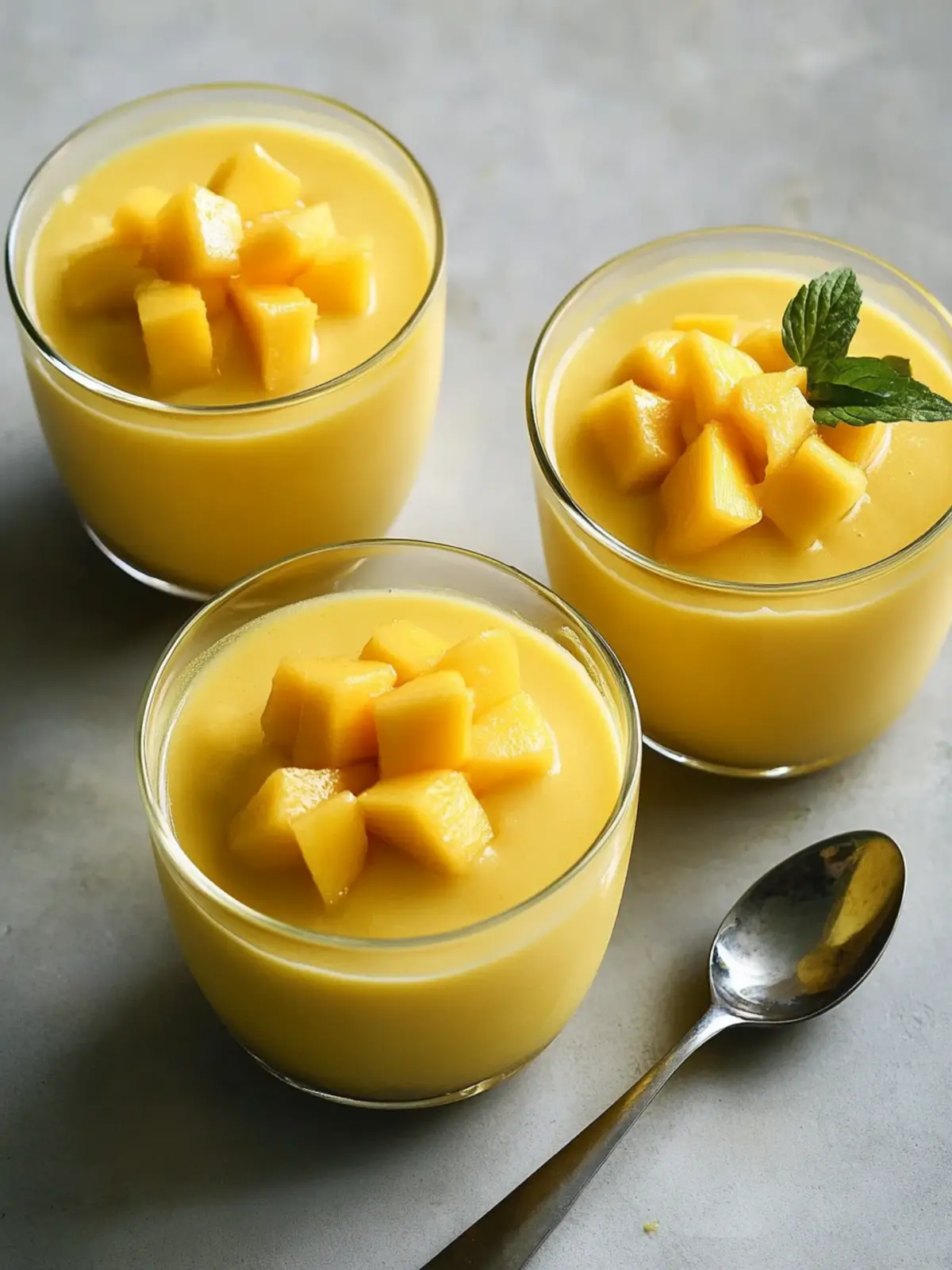 Luscious Mango Labaniyad: Creamy Custard Bliss Awaits 4 Mango Labaniyad (Creamy Custard)