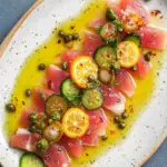 Tuna Crudo with Citrus Caper Vinaigrette – Refreshingly Simple Delight 8 Tuna Crudo with Citrus Caper Vinaigrette