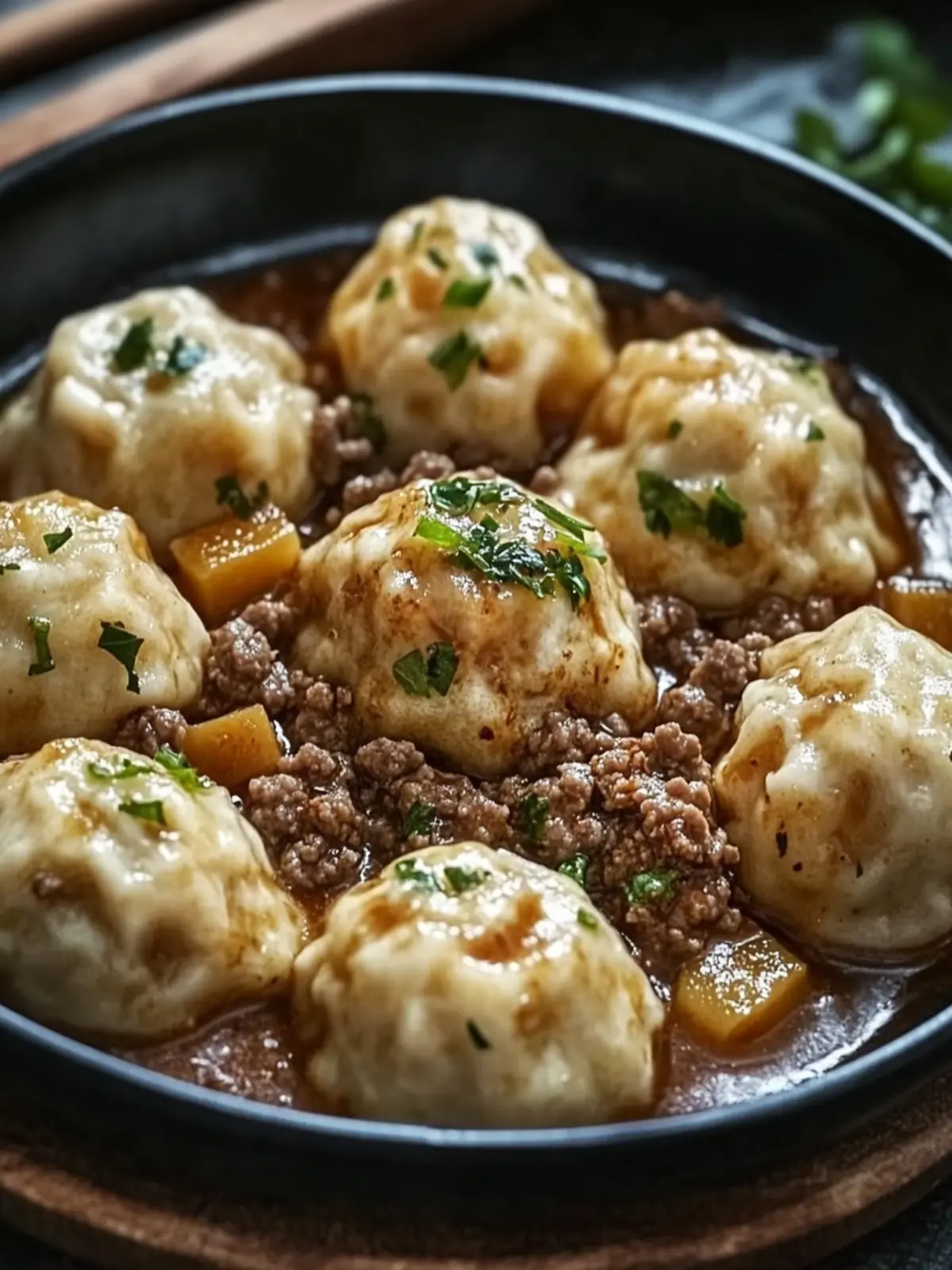 Ground Beef and Dumplings