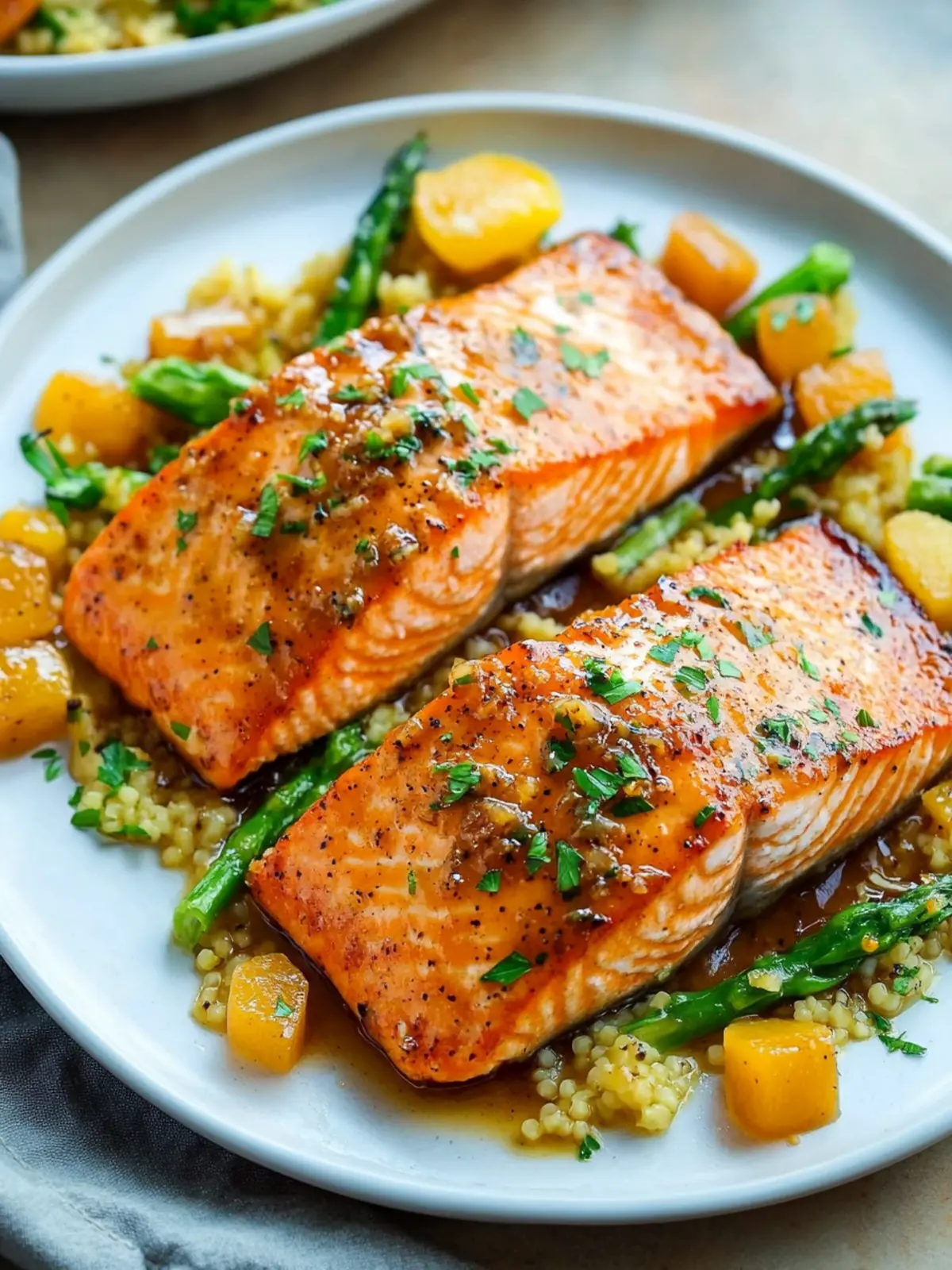 Apricot Dijon Glazed Salmon: Easy 20-Minute Dinner Delight 2 Apricot Dijon Glazed Salmon