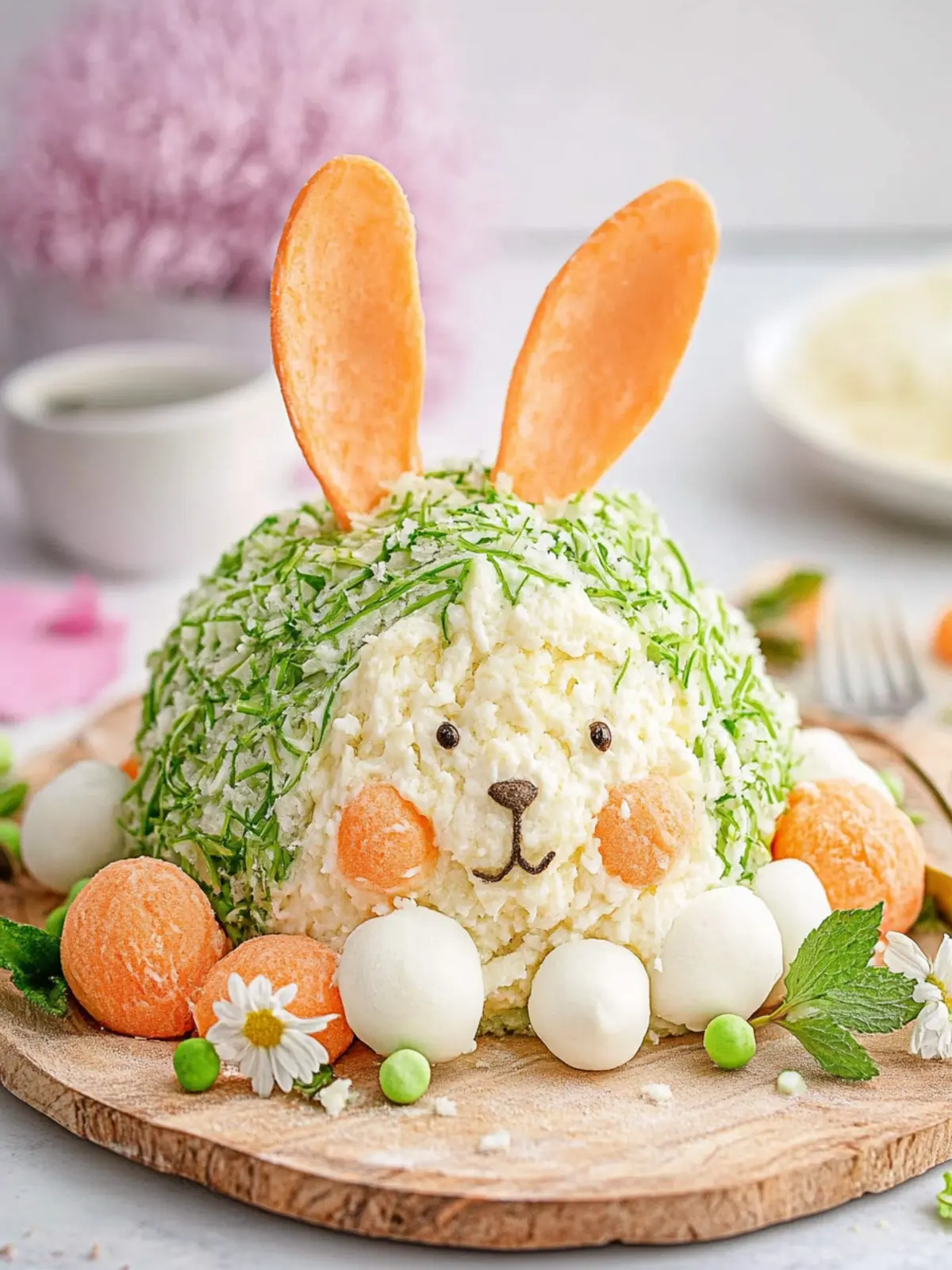Lime Bunny Butt Cheese Ball: A Fun Twist for Your Parties 2 Bunny Butt Cheese Ball
