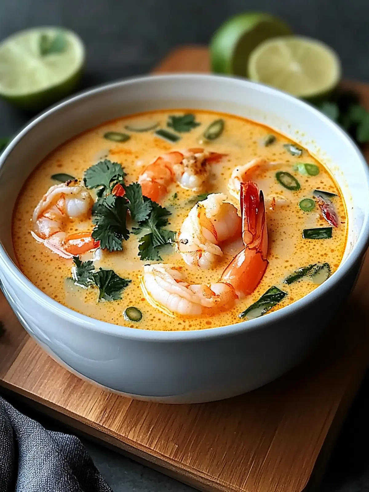 Thai Coconut Shrimp Soup: Quick Comfort in Every Bowl 2 Thai Coconut Shrimp Soup