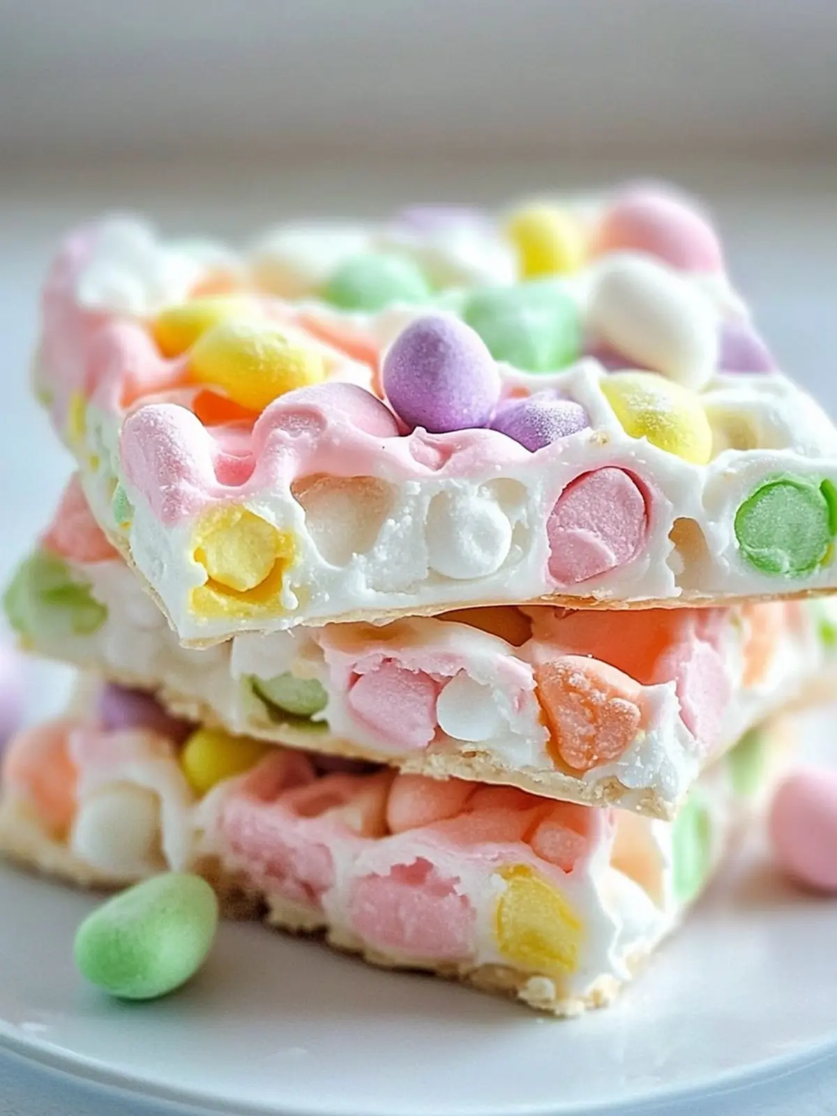 Delicious Easter Marshmallow Bark for No-Bake Fun 5 Easter Marshmallow Bark