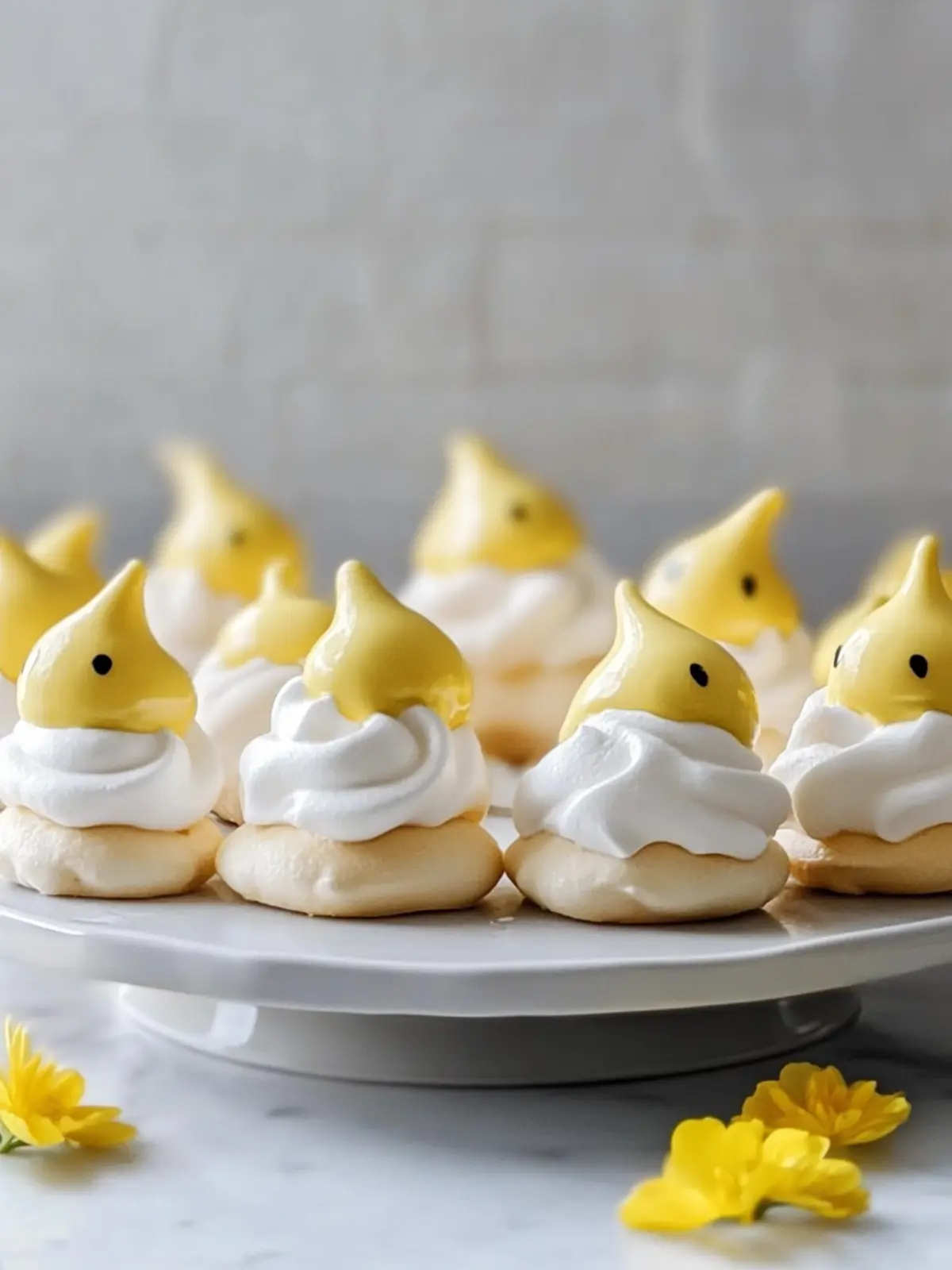 Charming Meringue Chicks: Your Sweet Springtime Delight 4 Meringue Chicks