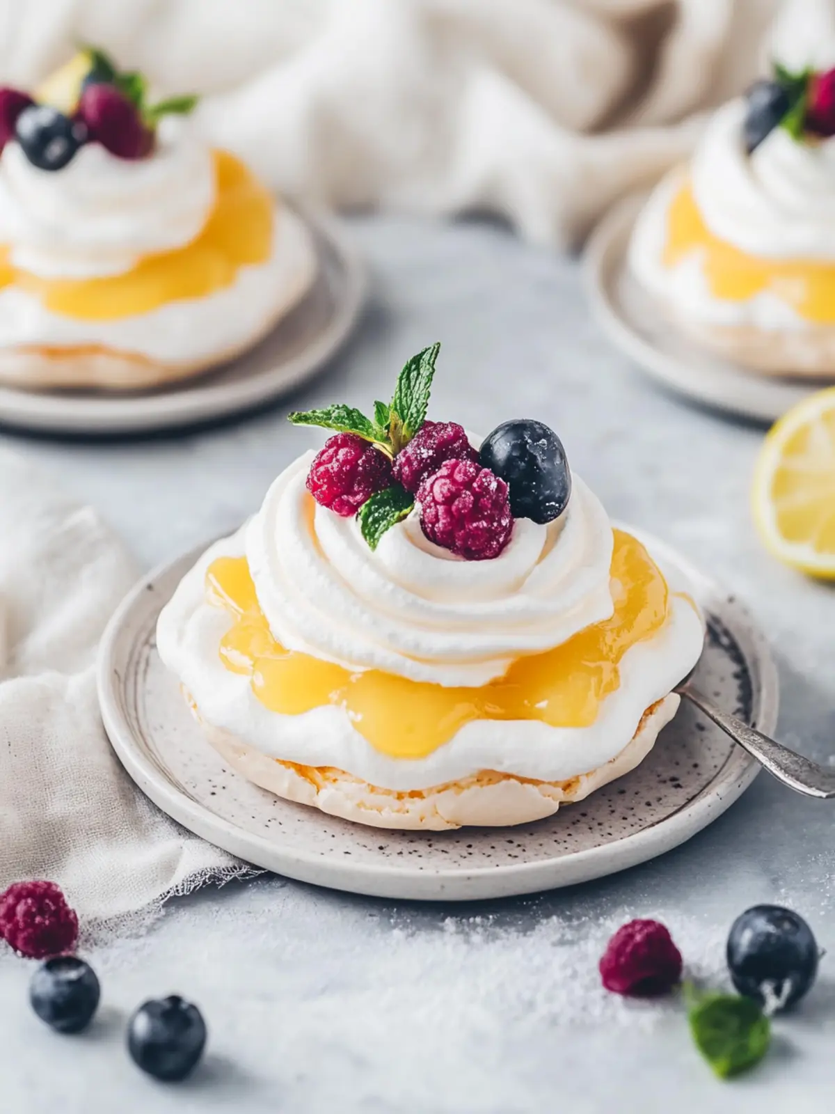 Mini Lemon Curd Pavlovas for the Ultimate Summer Refreshment 2 Mini Lemon Curd Pavlovas