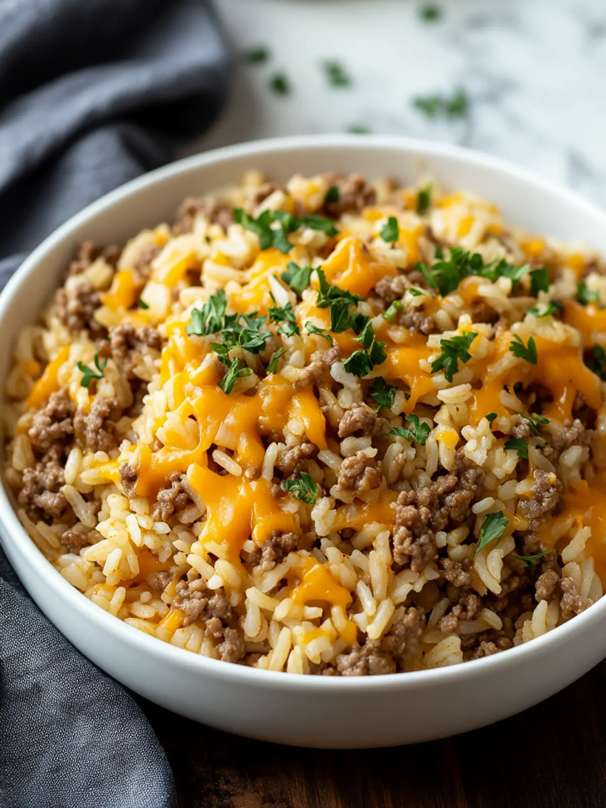 Cheesy Ground Beef and Rice Casserole for Cozy Family Nights 3 Cheesy Ground Beef and Rice