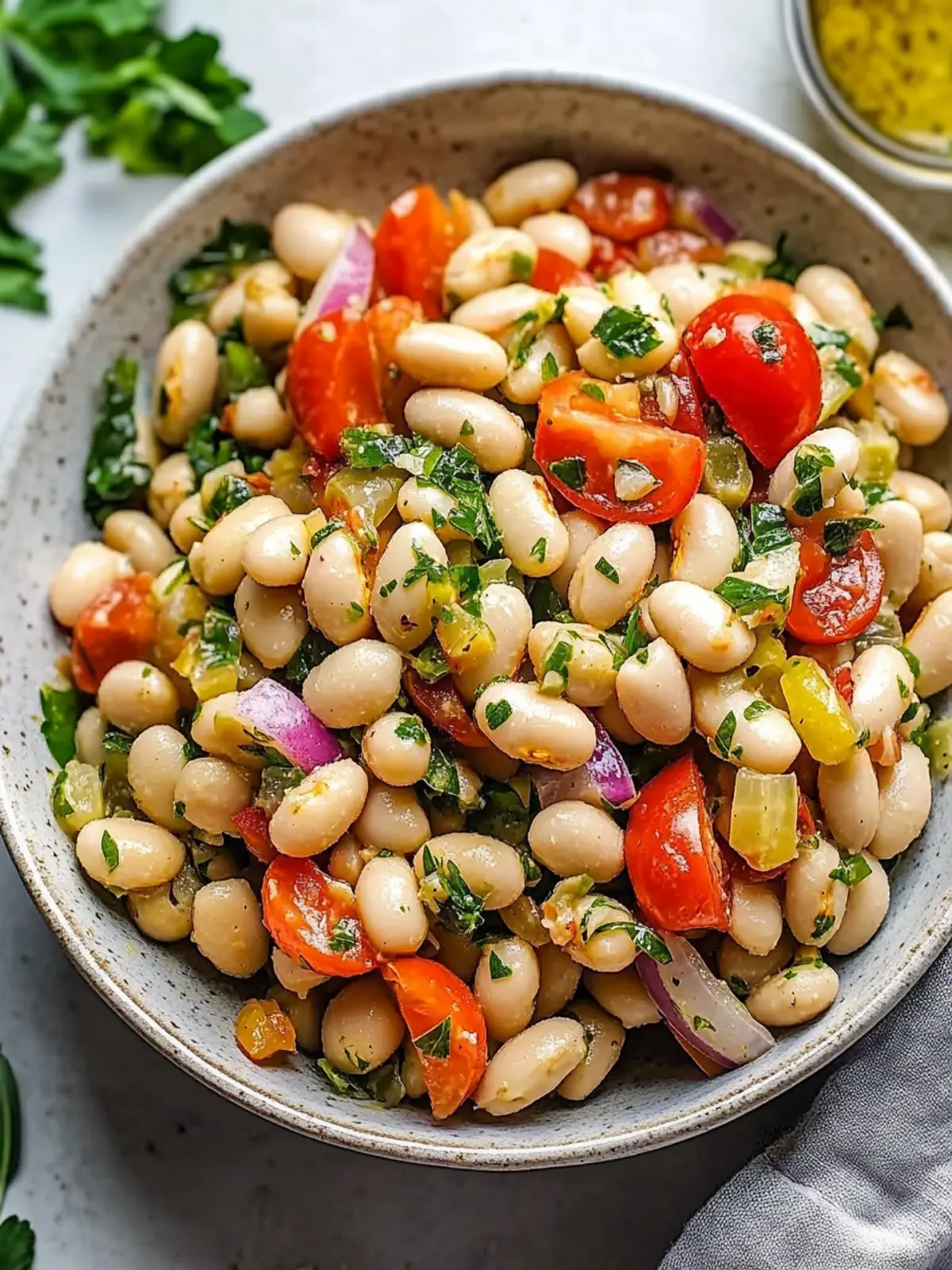 Zesty Italian White Bean Salad Ready in Just 20 Minutes 4 Italian White Bean Salad